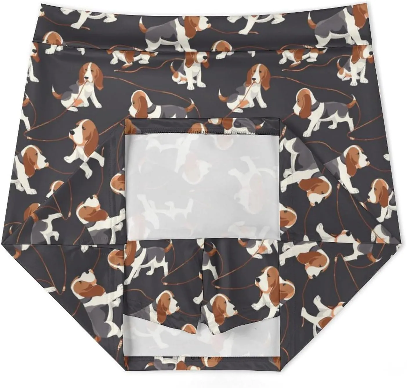 Aggrieved Beagle Dogs Women's Skort Athletic Skirt Golf Skorts A-line Skirts with Built-in Shorts Pockets