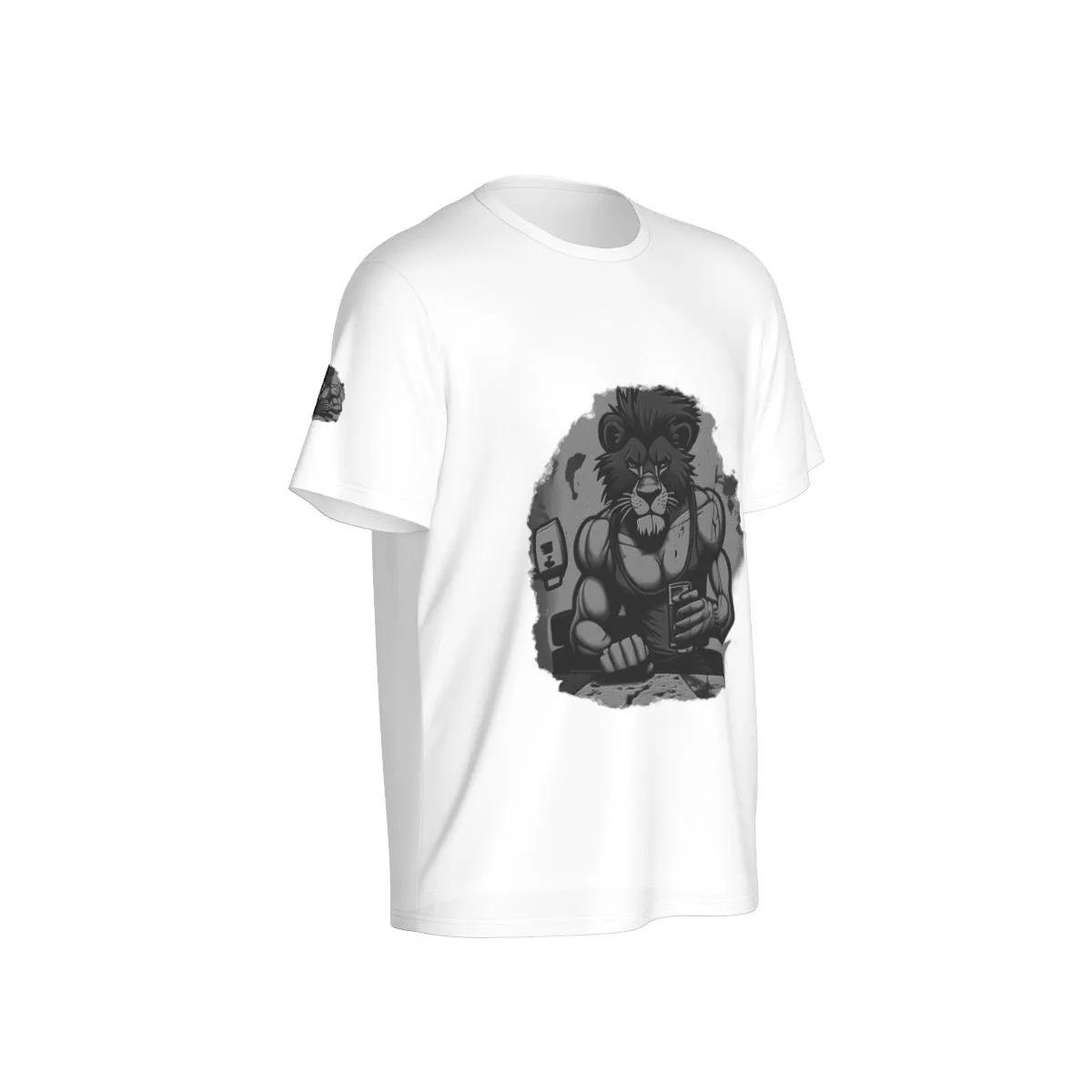 All-Over Print Men's O-Neck Sports T-Shirt leo3 print