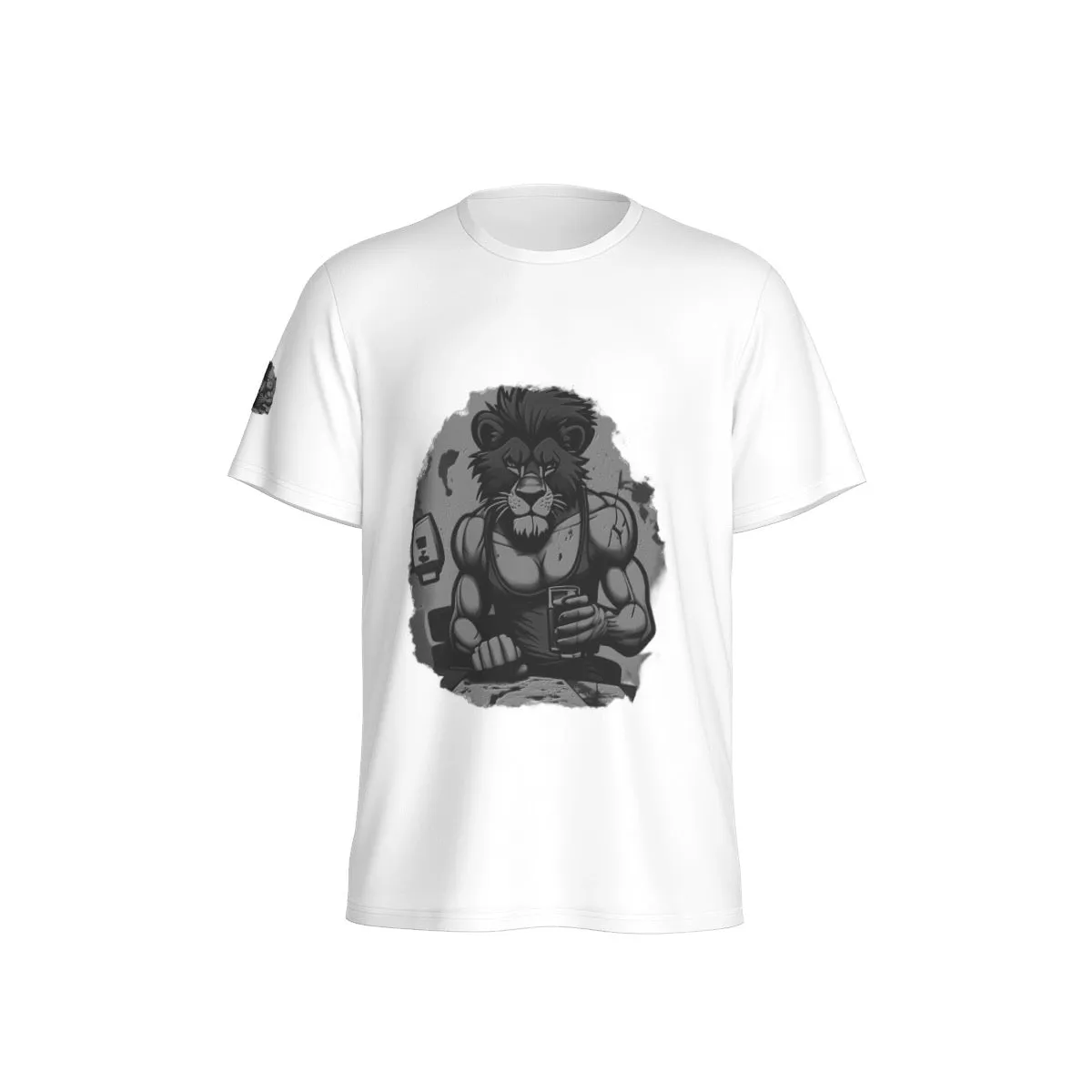 All-Over Print Men's O-Neck Sports T-Shirt leo3 print