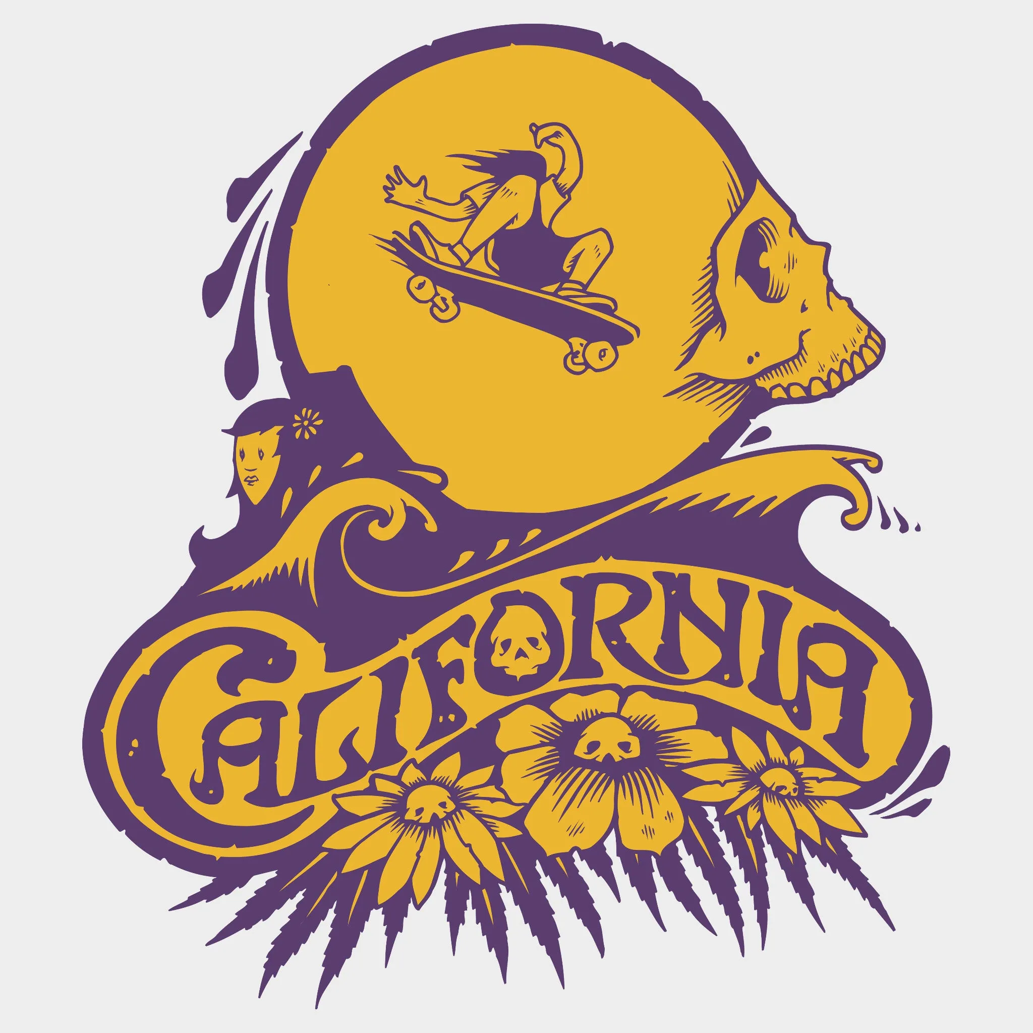 CALIFORNIA WOMEN'S CREW TEE