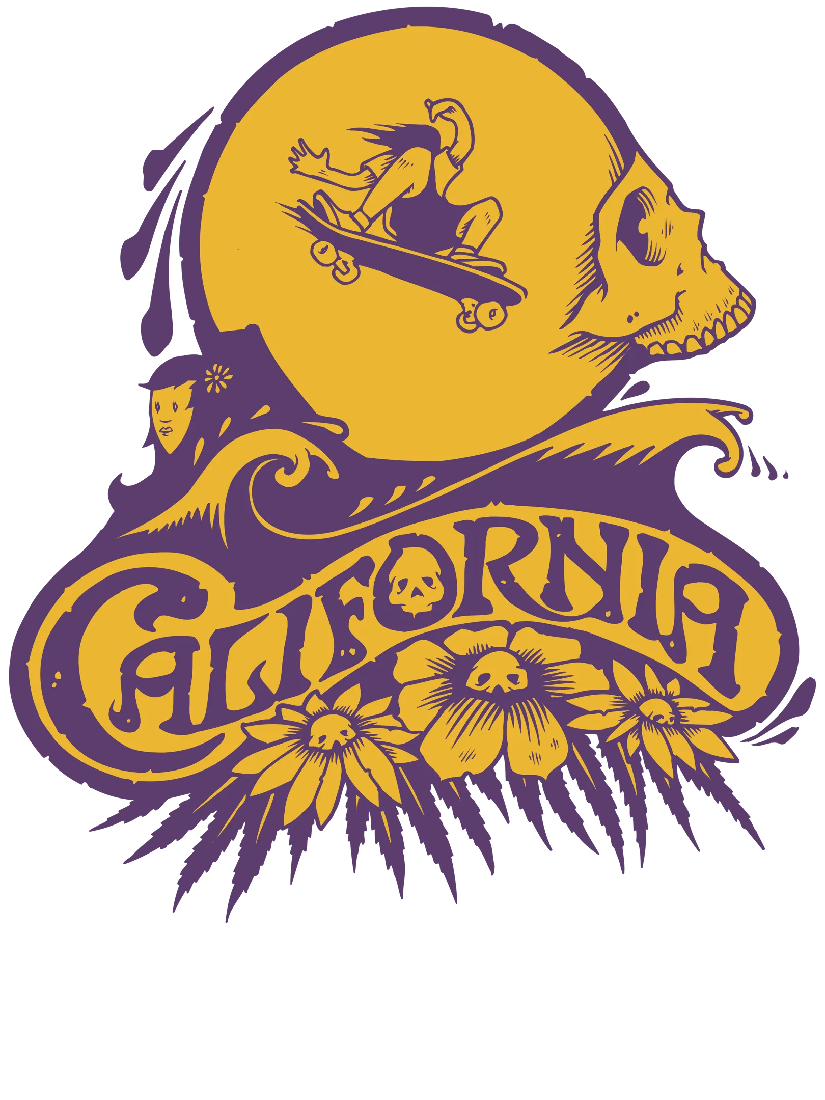 CALIFORNIA WOMEN'S CREW TEE