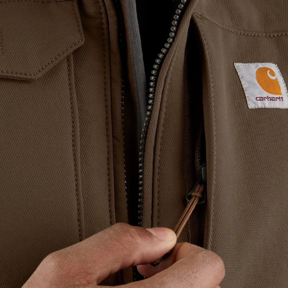 'Carhartt' Men's Super Dux™ Relaxed Fit Sherpa Lined Vest - Coffee