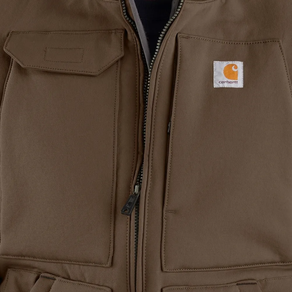 'Carhartt' Men's Super Dux™ Relaxed Fit Sherpa Lined Vest - Coffee
