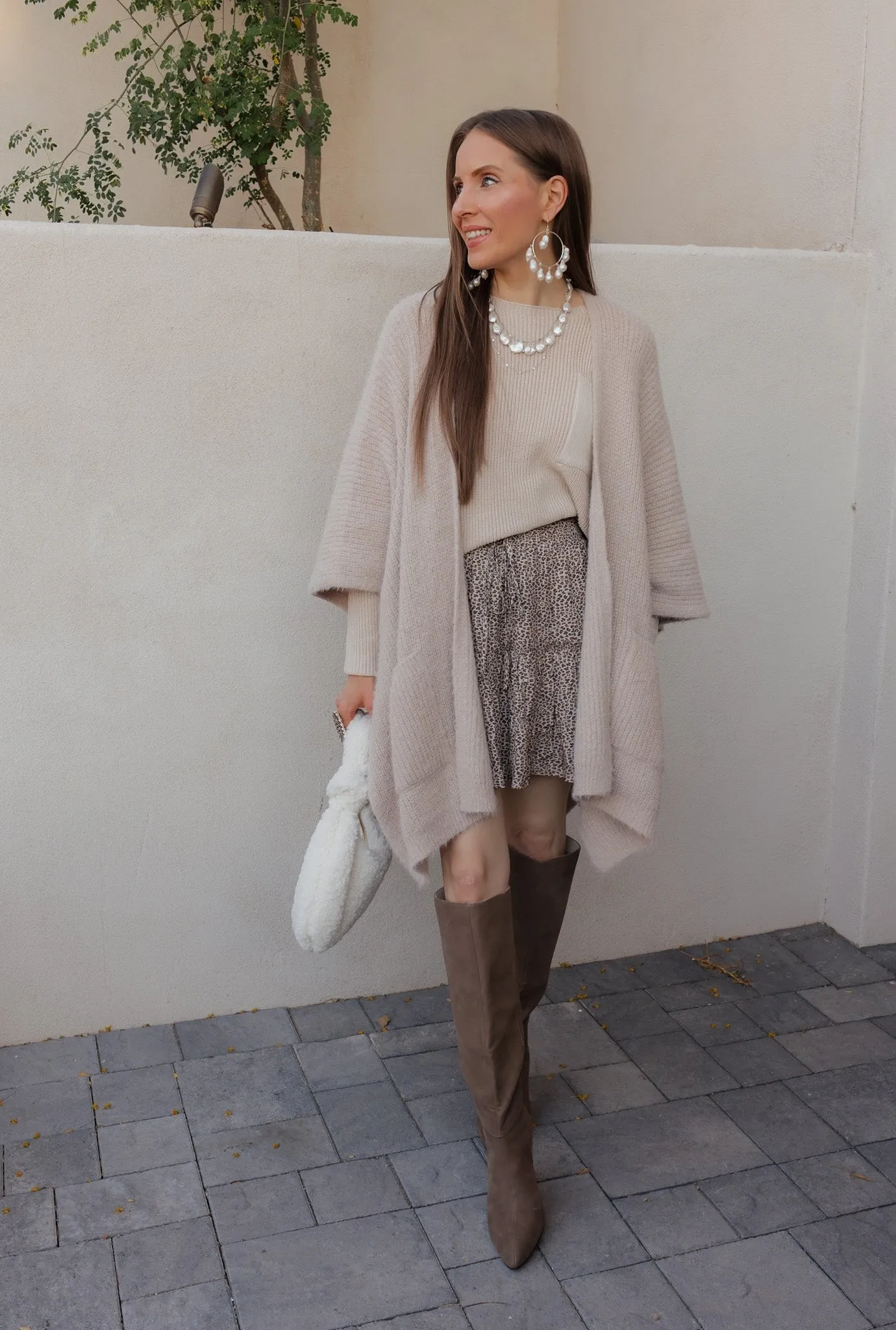 Charlene Sherpa Shearling Shoulder Bag