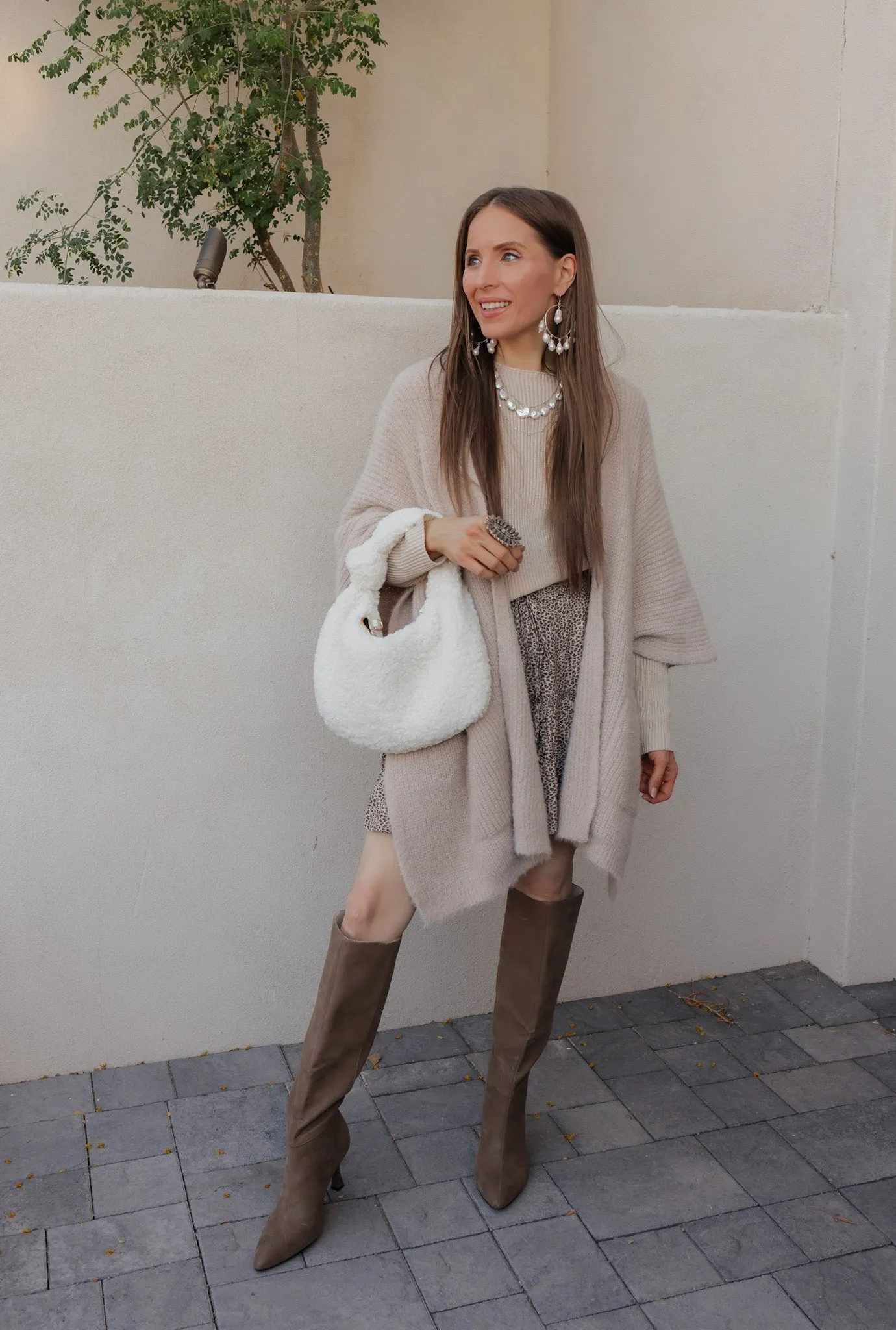 Charlene Sherpa Shearling Shoulder Bag