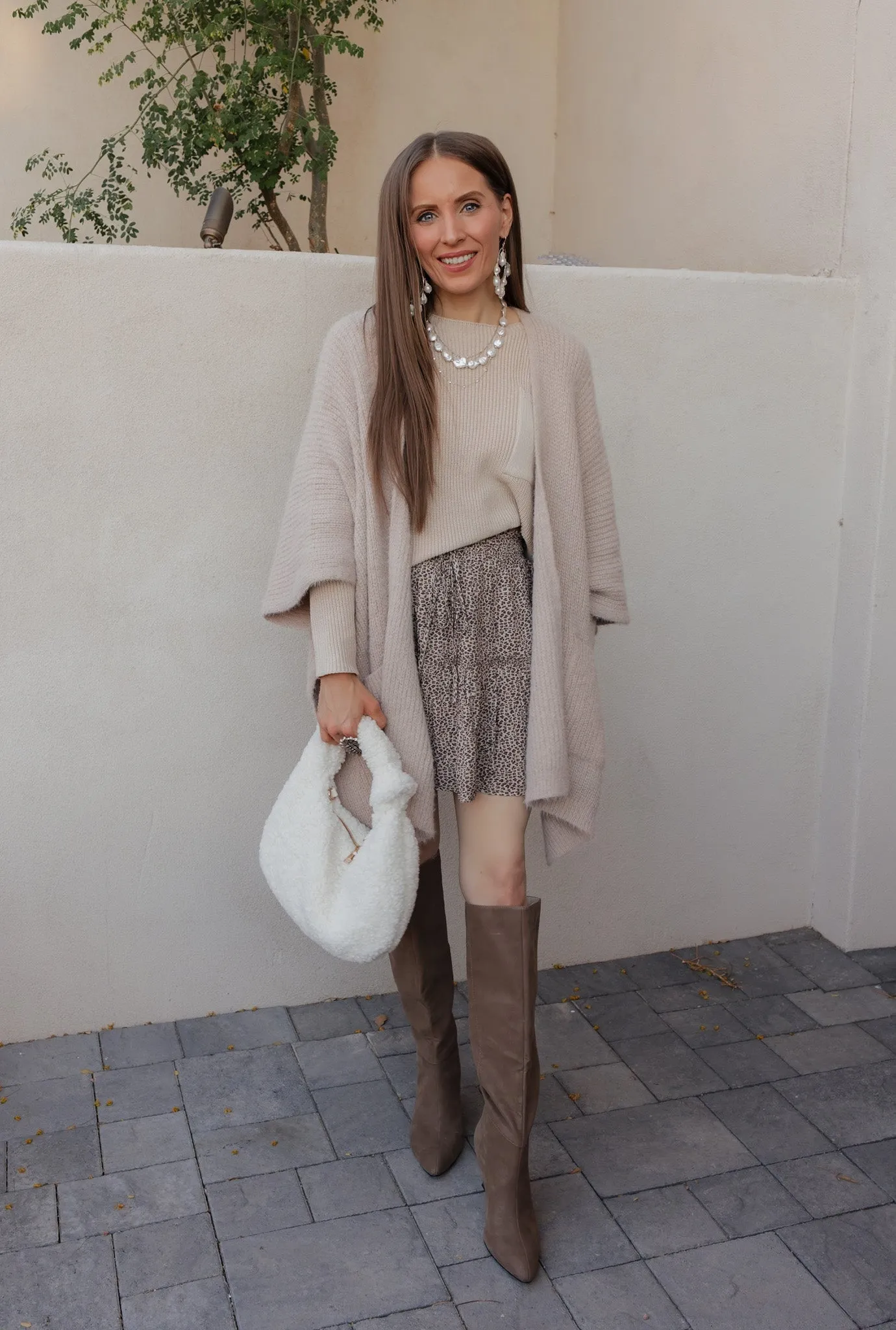 Charlene Sherpa Shearling Shoulder Bag