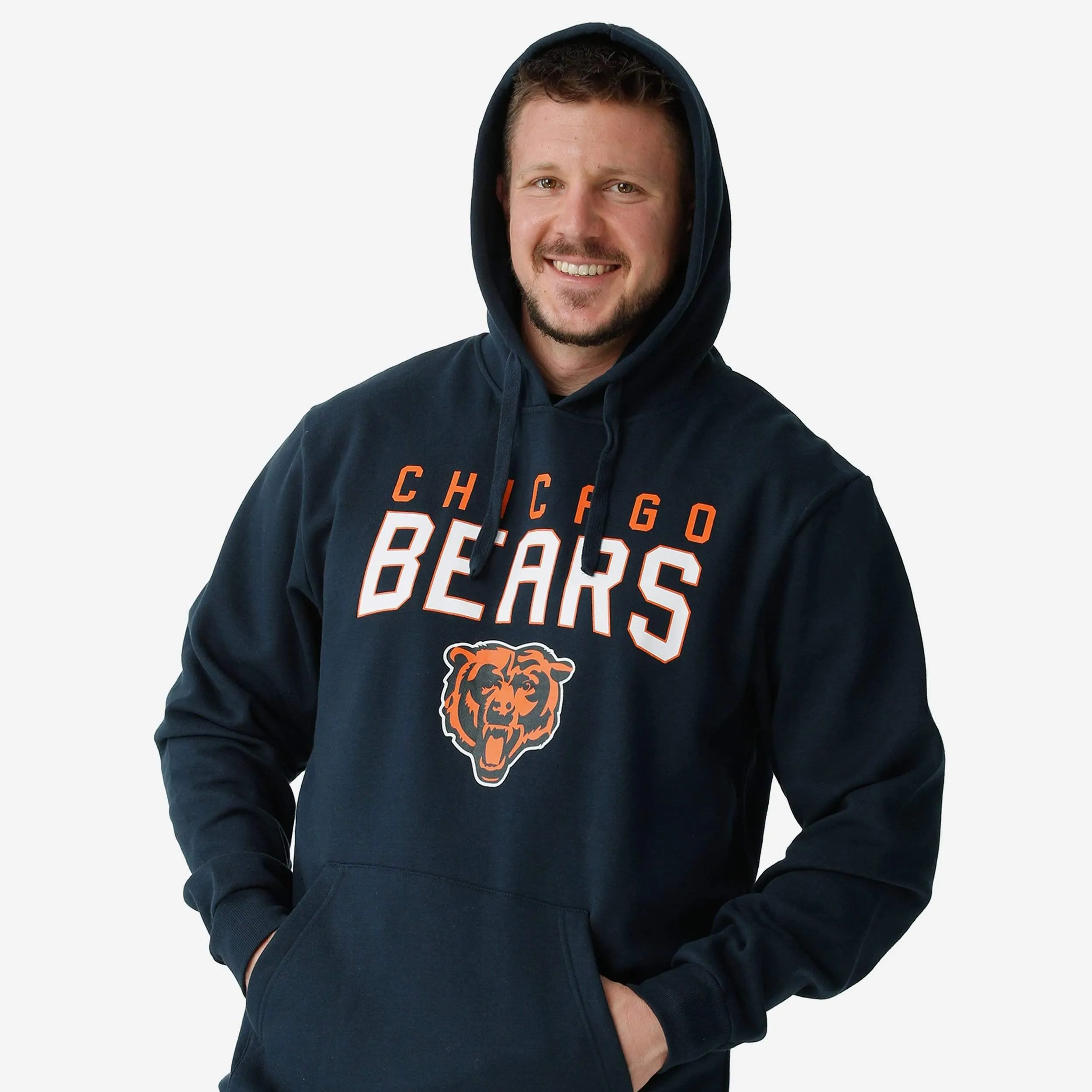 Chicago Bears Solid Hoodie