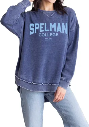 chicka-d Women's Burnout Campus Pullover