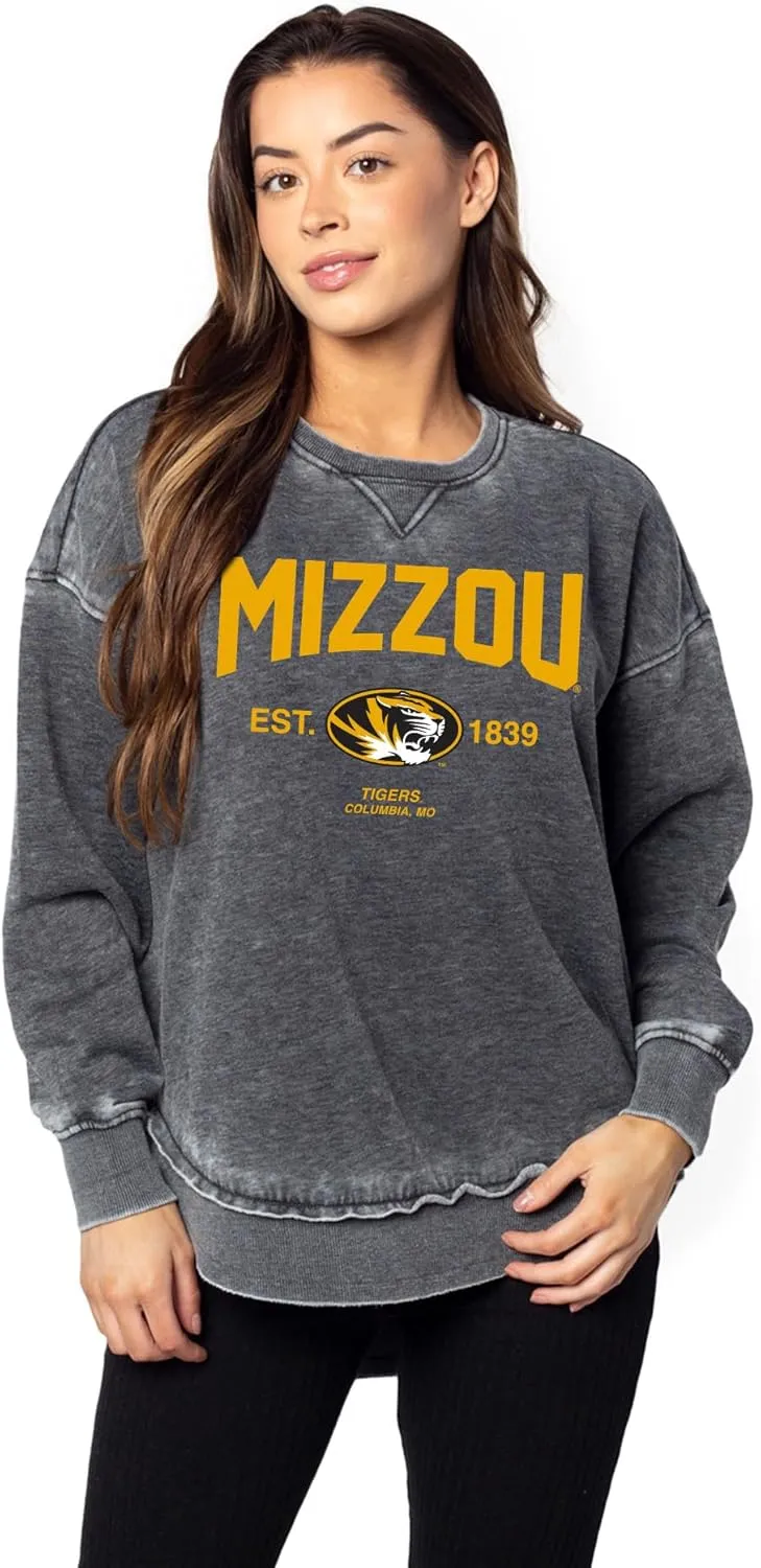 chicka-d Women's Burnout Campus Pullover