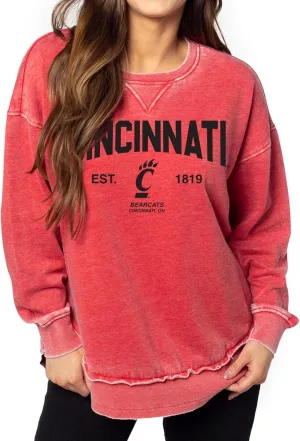chicka-d Women's Burnout Campus Pullover