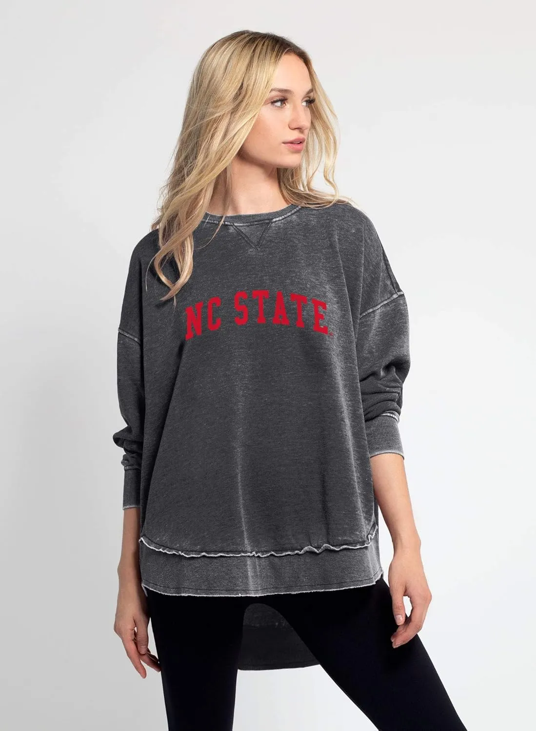chicka-d Women's Pullover Burnout Sweatshirt