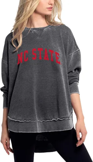 chicka-d Women's Pullover Burnout Sweatshirt