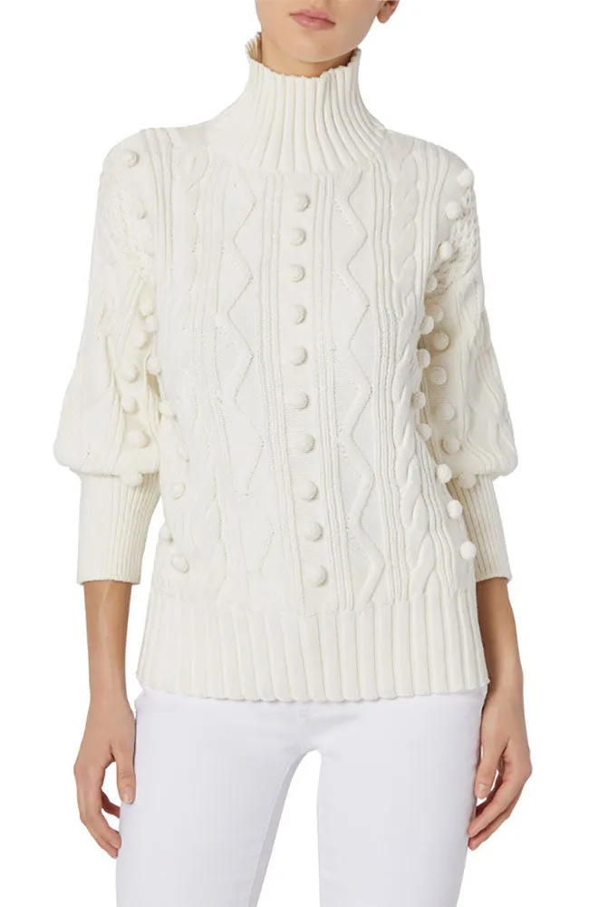 Chunky Cable Turtleneck