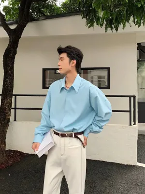Classic Long-Sleeve Button Shirt