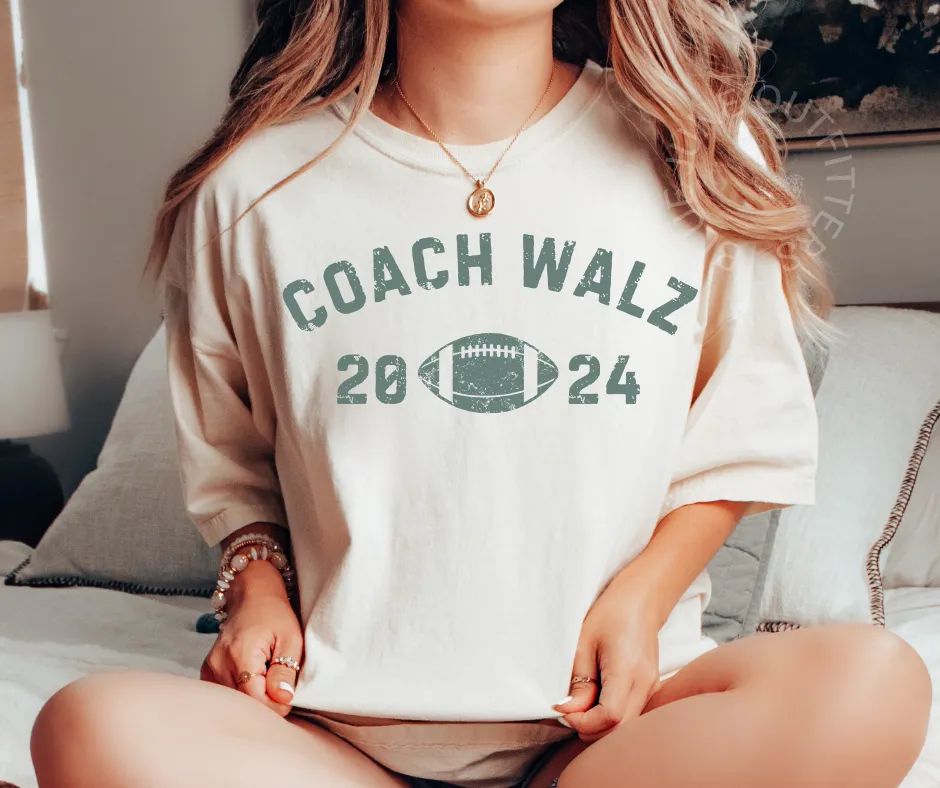 COACH WALZ 2024 | COMFORT COLORS HARIS WALZ TEE