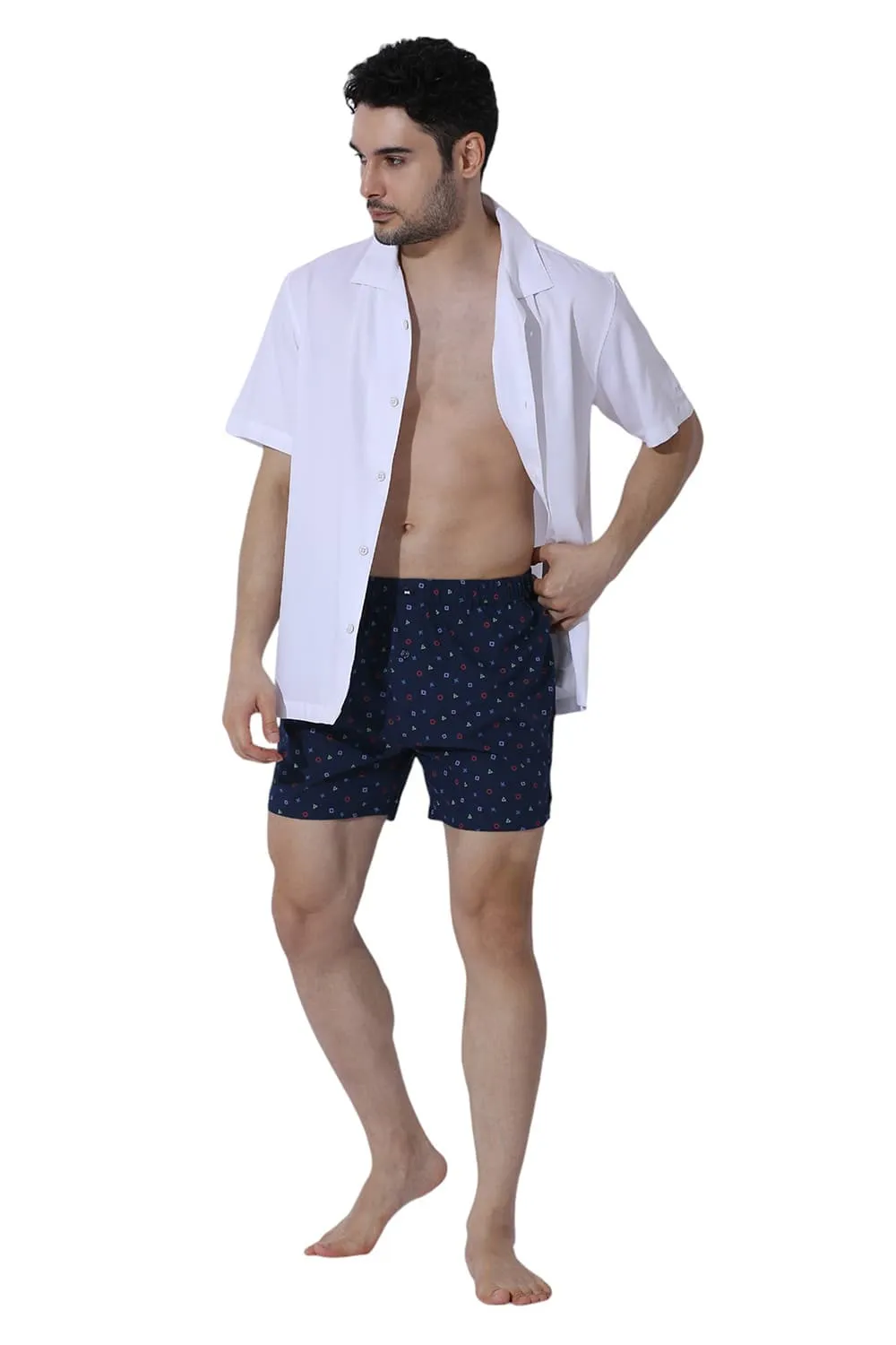 Comfort Fit Cotton Printed Boxer Shorts