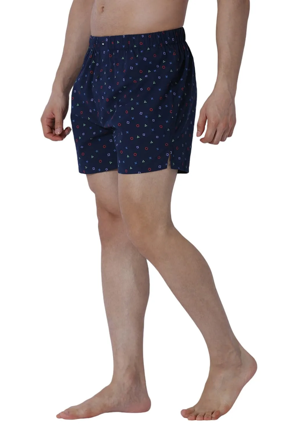 Comfort Fit Cotton Printed Boxer Shorts