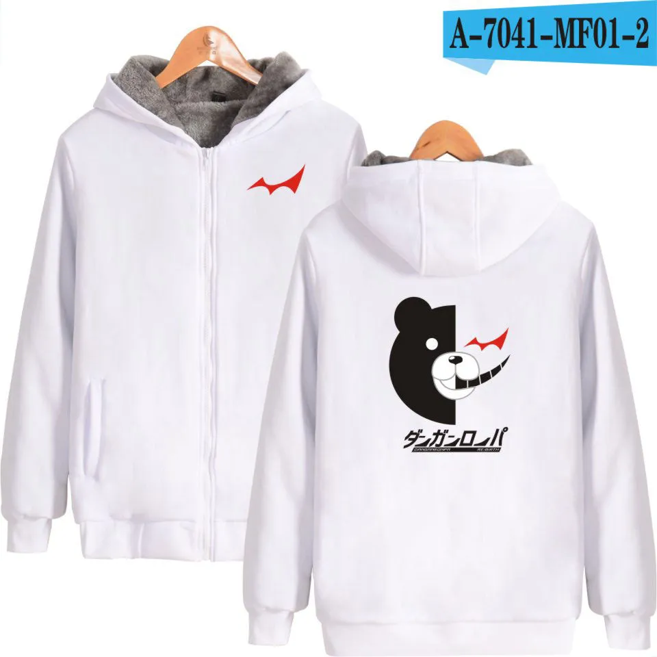 Danganronpa Hoodies - Zip Up Fleece Hoodie Five Styles