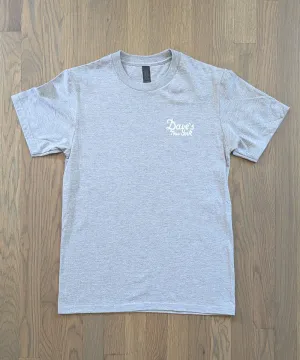 Dave’s New York Vintage Logo Short Sleeve T-shirt - Heather Grey