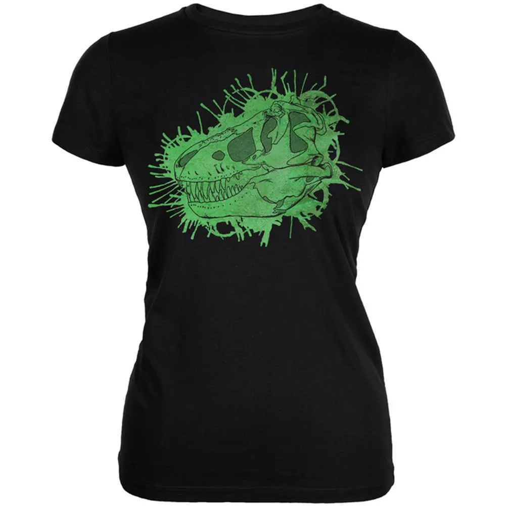 Dinosaur Fossil T-Rex Skull Juniors Soft T Shirt