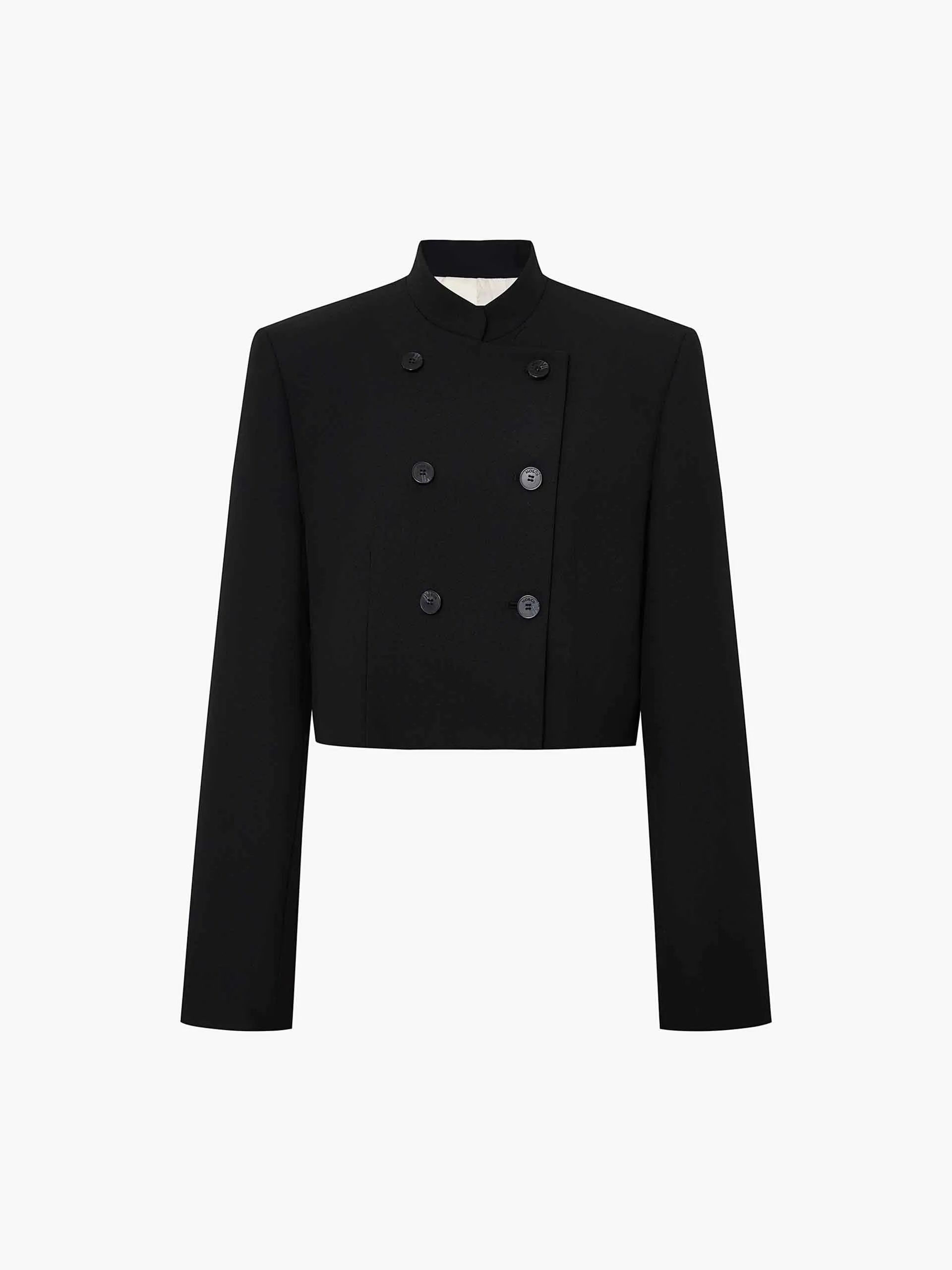 Double Breasted Crop Jacket