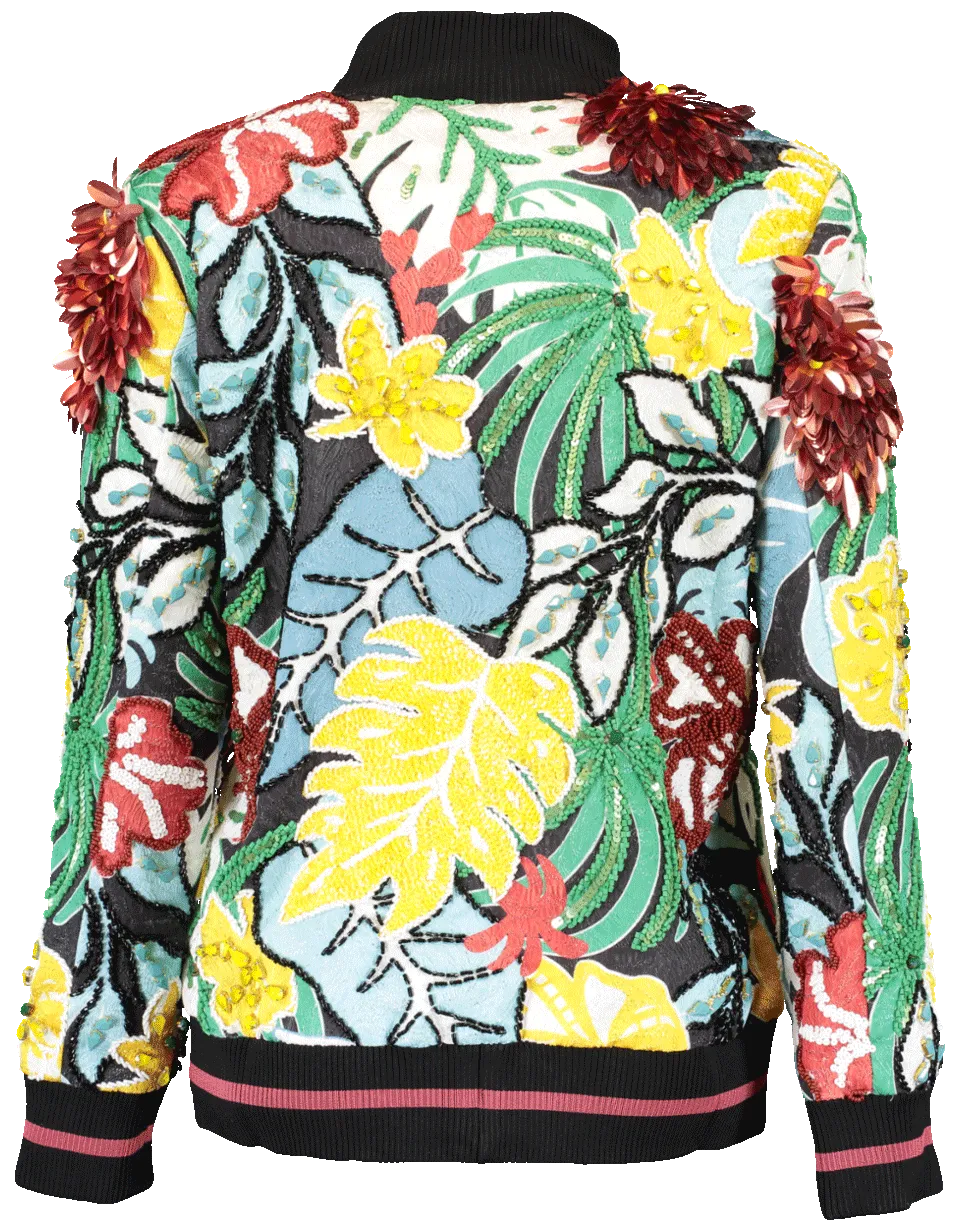 Embellished Bomber Jacket