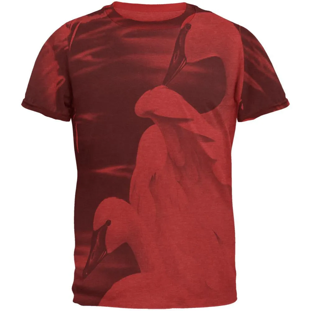 Enchanted Swans of Winter Mens Soft T Shirt