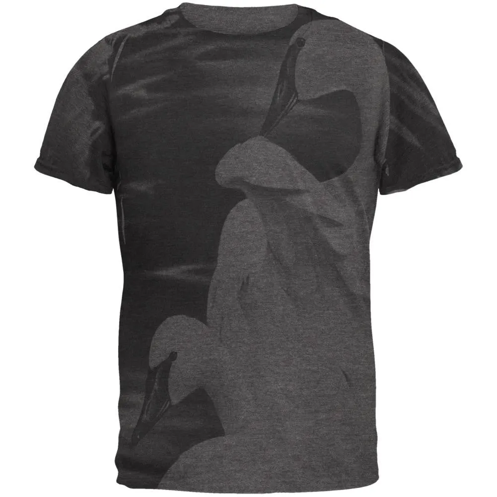 Enchanted Swans of Winter Mens Soft T Shirt
