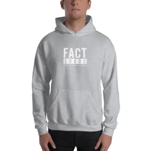 FACT goods Square Logo Pullover Hoodie Sweatshirt