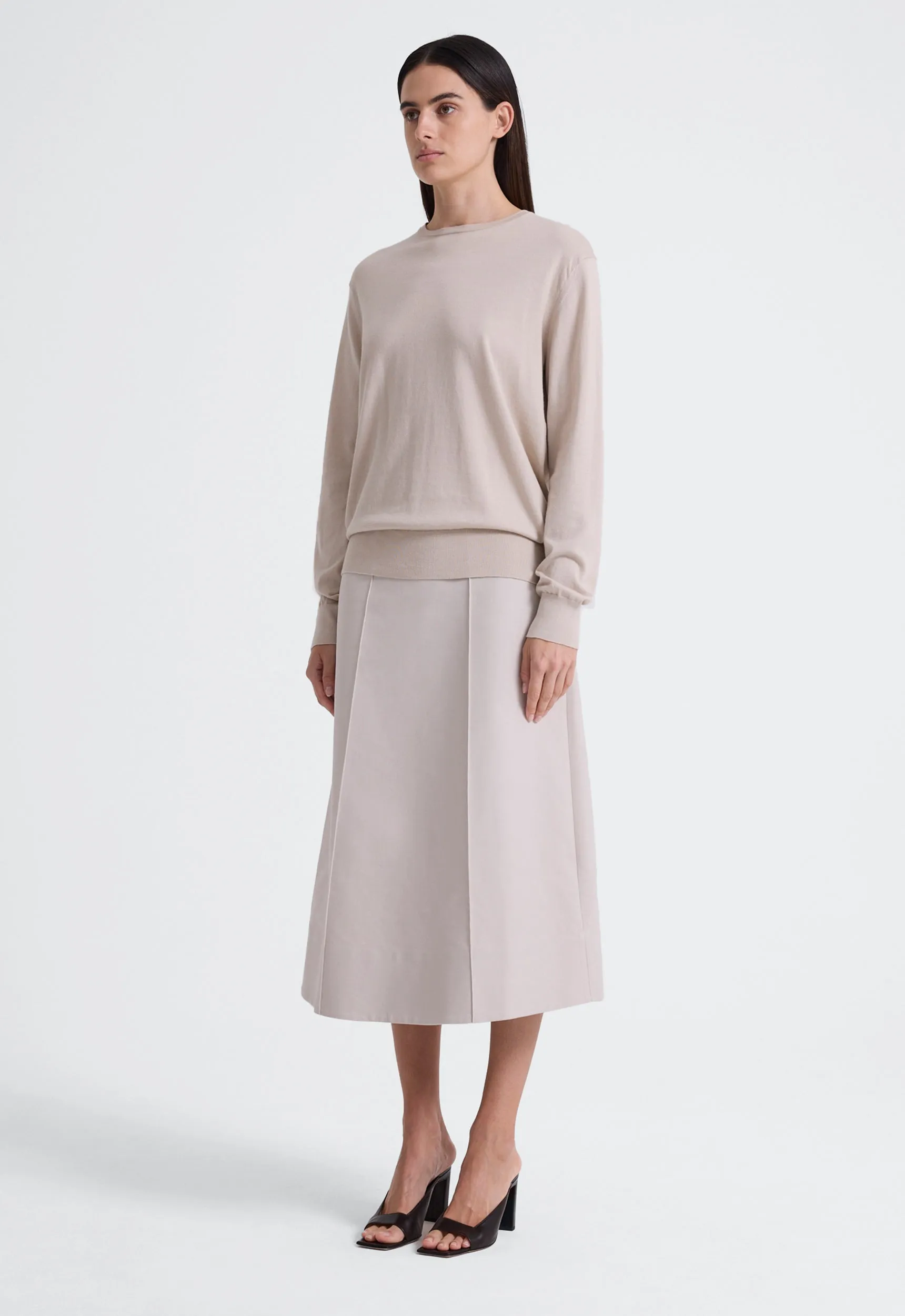 Finn Cotton Sweater - Bale Melange