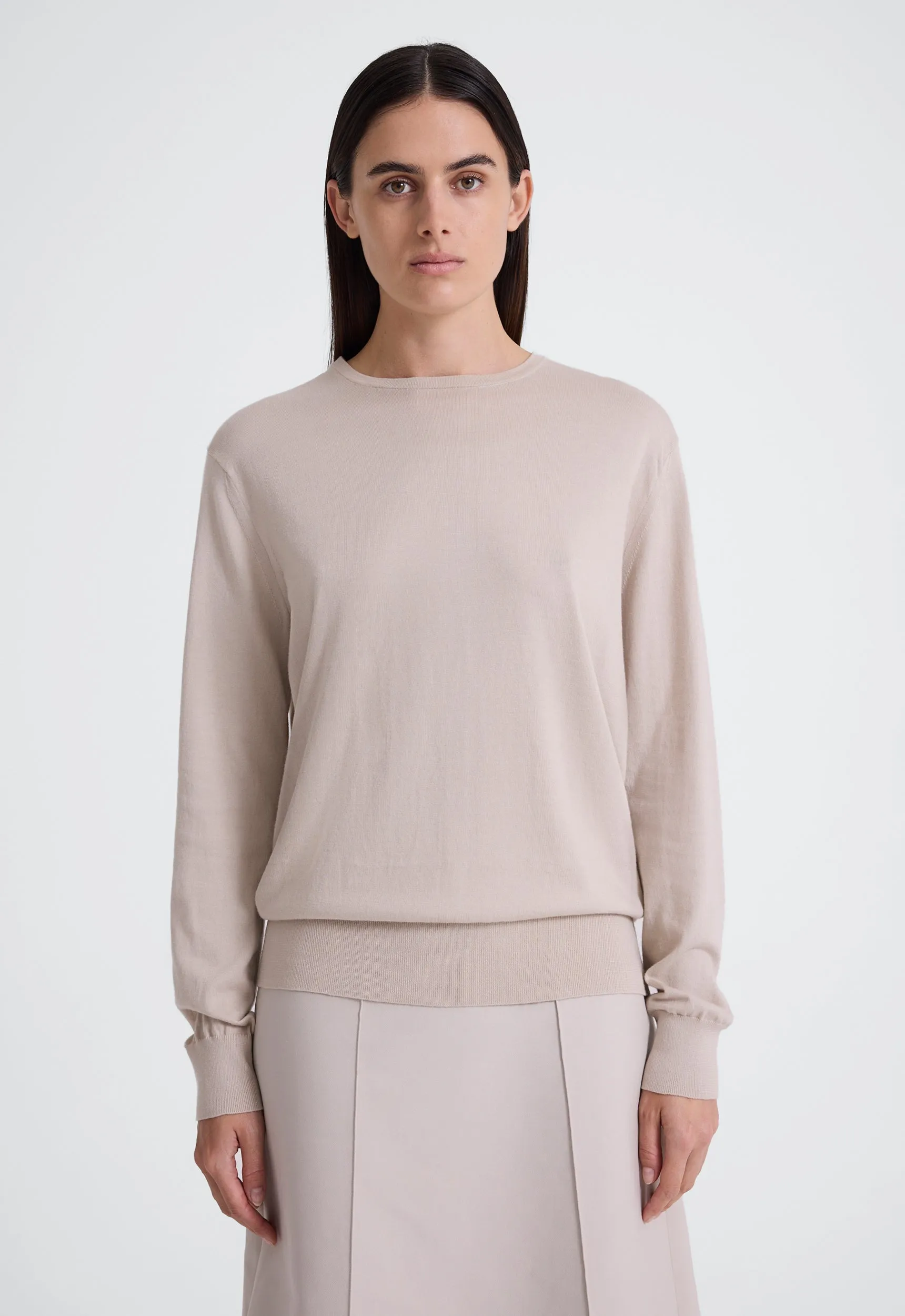 Finn Cotton Sweater - Bale Melange