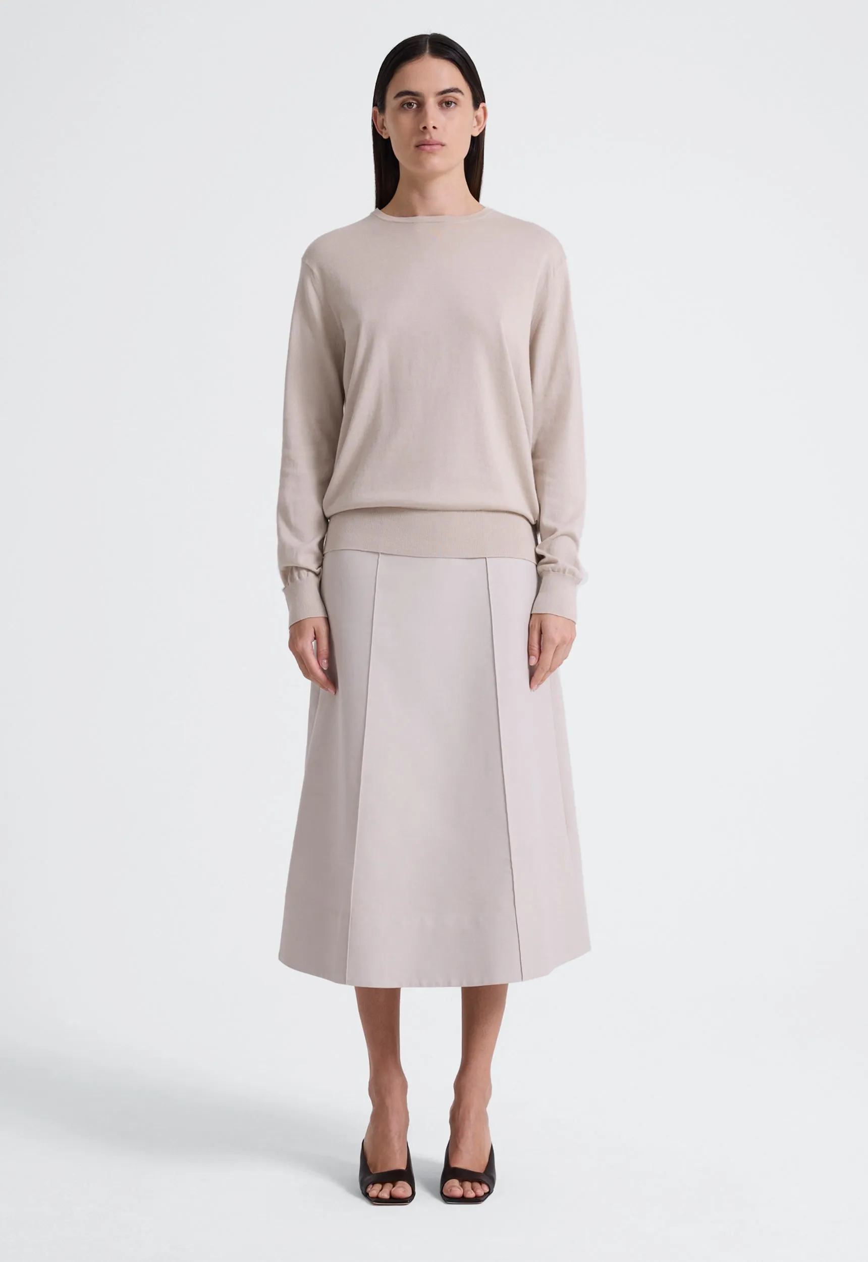 Finn Cotton Sweater - Bale Melange