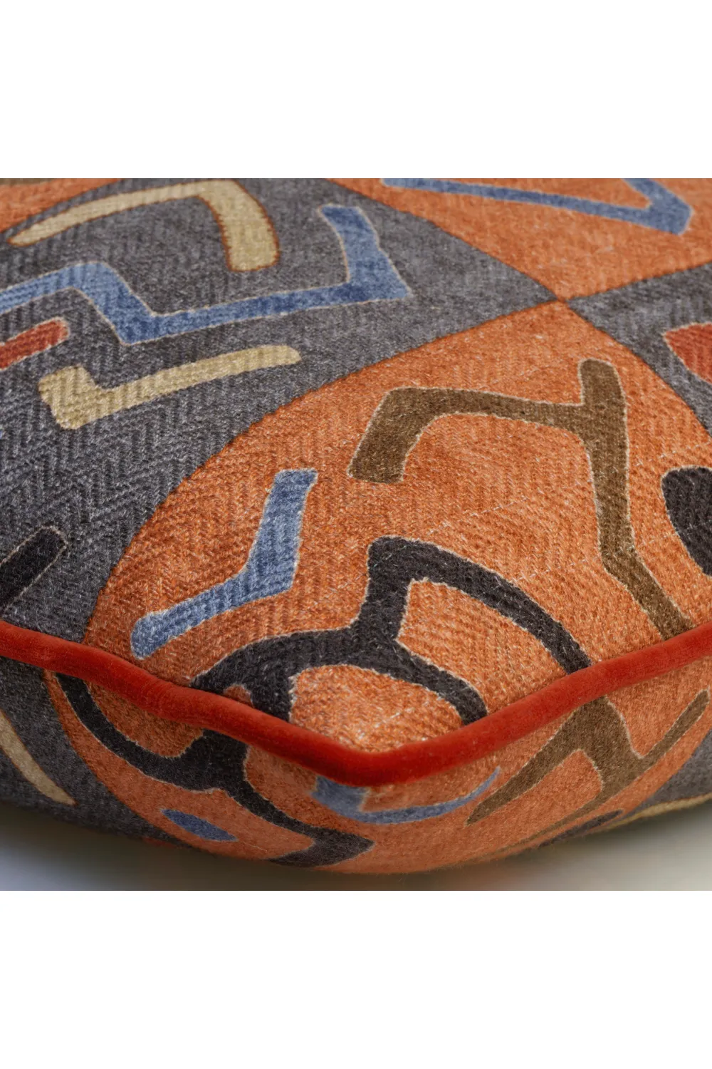 Geometric Patterned Throw Pillow | Andrew Martin Ashanti