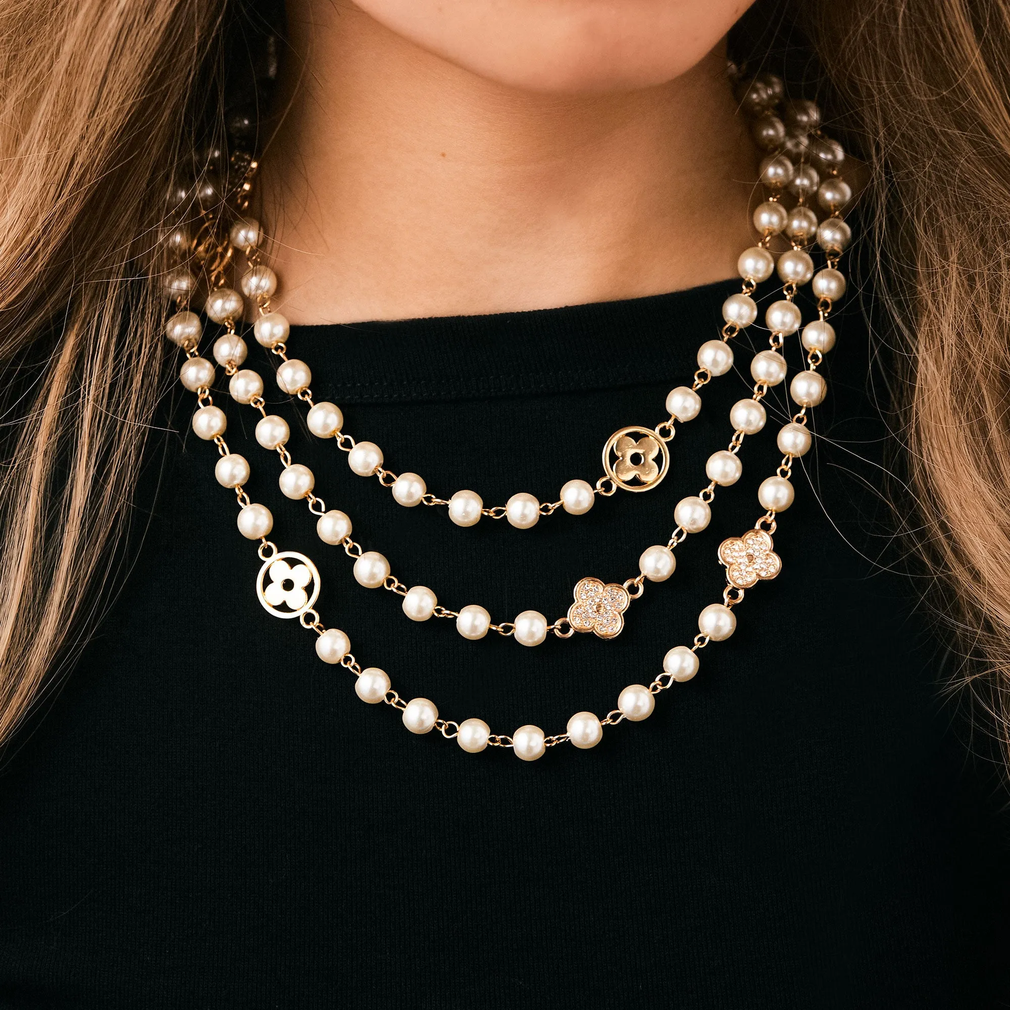 Idokawa Faux Pearl Necklace for Women Chunky Pearl Necklaces for Women White Pearl Beaded Necklace Pearl Statement Necklace Adjustable Big Pearl Necklace Wedding Party Jewelry