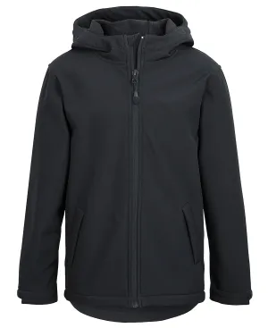 JB'S PODIUM KIDS WATER RESISTANT HOODED SOFTSHELL JACKET - 3WSH