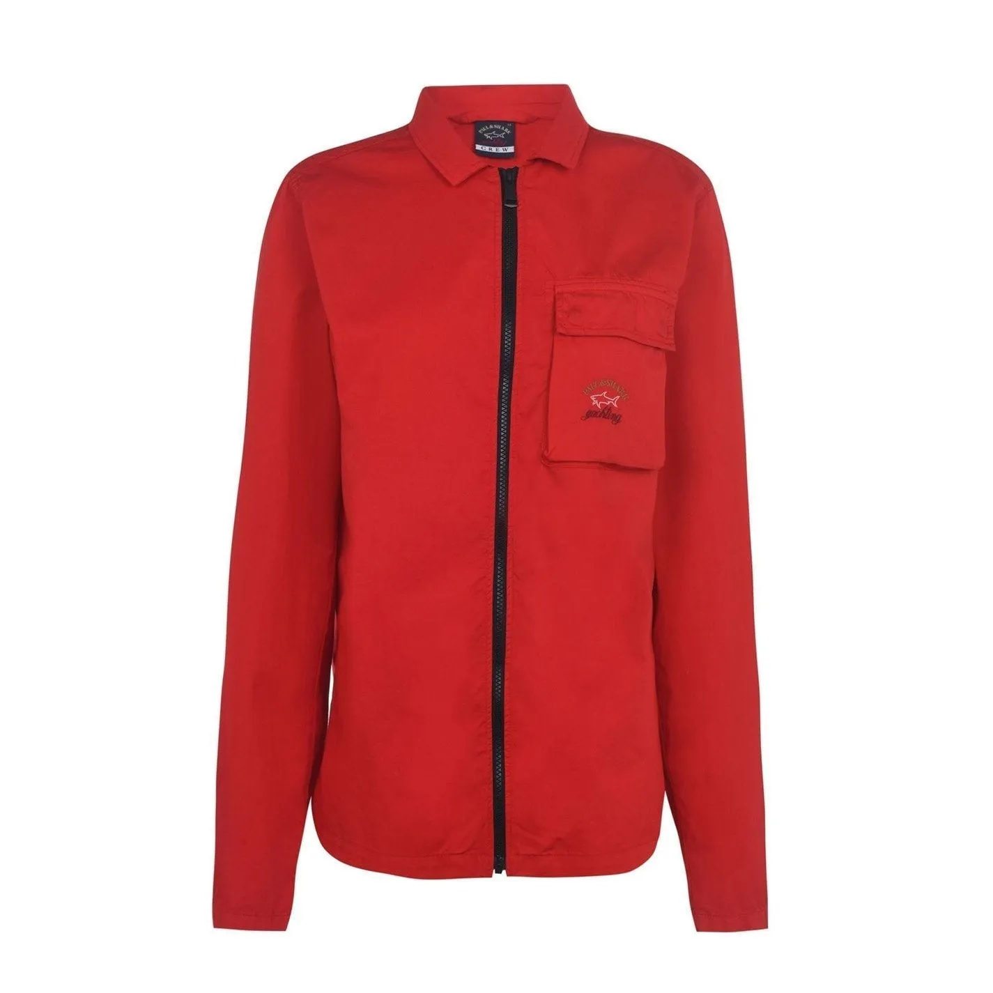 Kids Paul & Shark Red Zip Overshirt