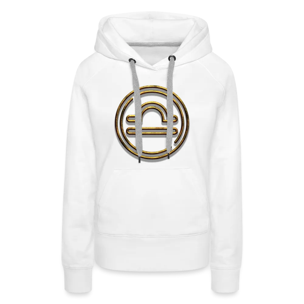 Libra 3D Gold Women’s Premium Hoodie