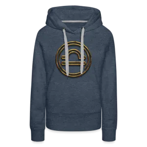 Libra 3D Gold Women’s Premium Hoodie