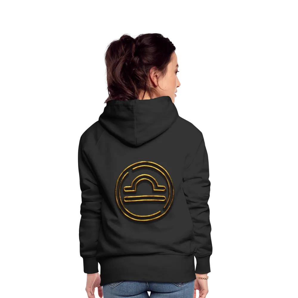 Libra 3D Gold Women’s Premium Hoodie