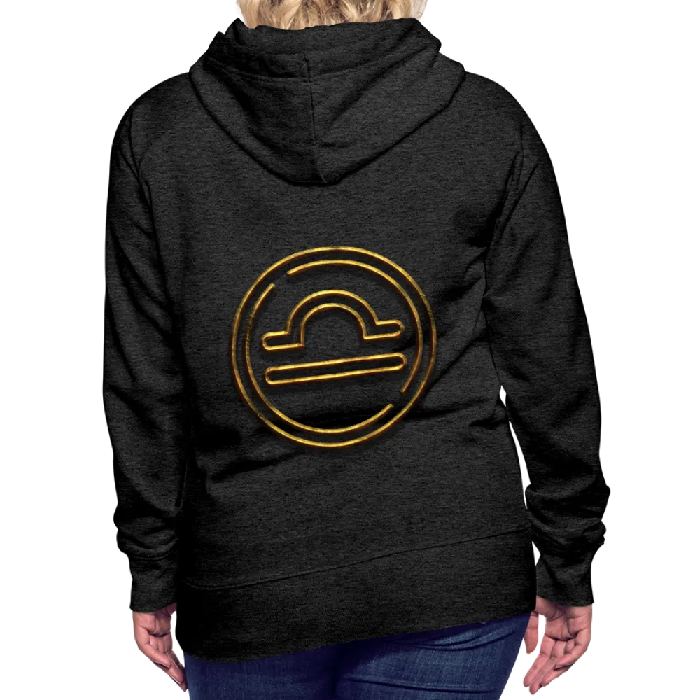 Libra 3D Gold Women’s Premium Hoodie