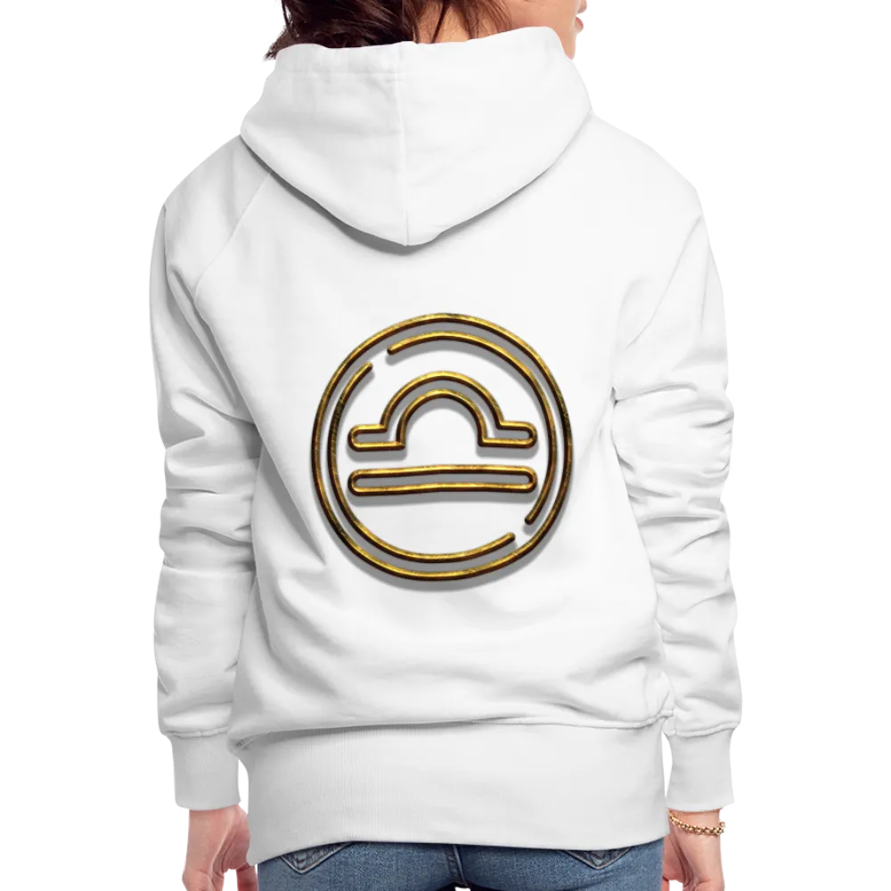 Libra 3D Gold Women’s Premium Hoodie
