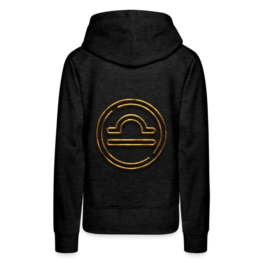 Libra 3D Gold Women’s Premium Hoodie