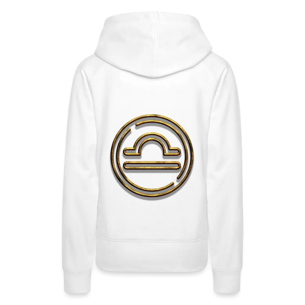Libra 3D Gold Women’s Premium Hoodie