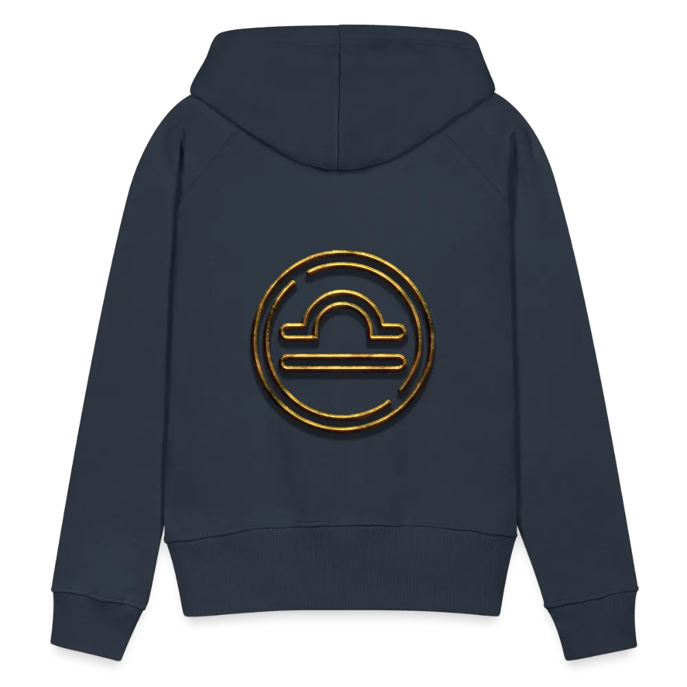 Libra 3D Gold Women’s Premium Hoodie