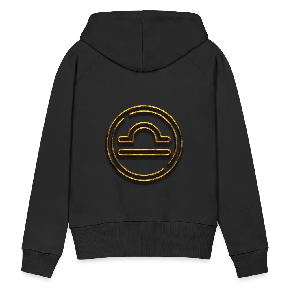 Libra 3D Gold Women’s Premium Hoodie
