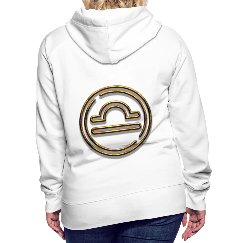 Libra 3D Gold Women’s Premium Hoodie