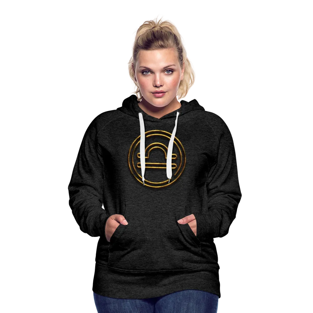 Libra 3D Gold Women’s Premium Hoodie