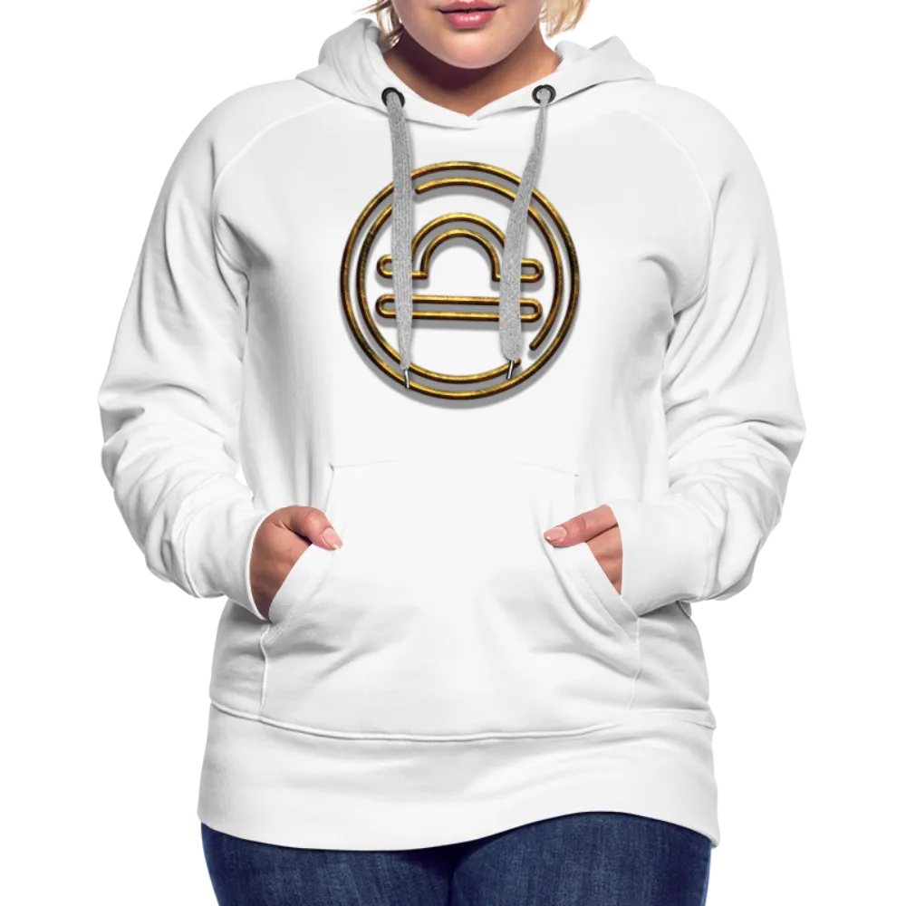 Libra 3D Gold Women’s Premium Hoodie