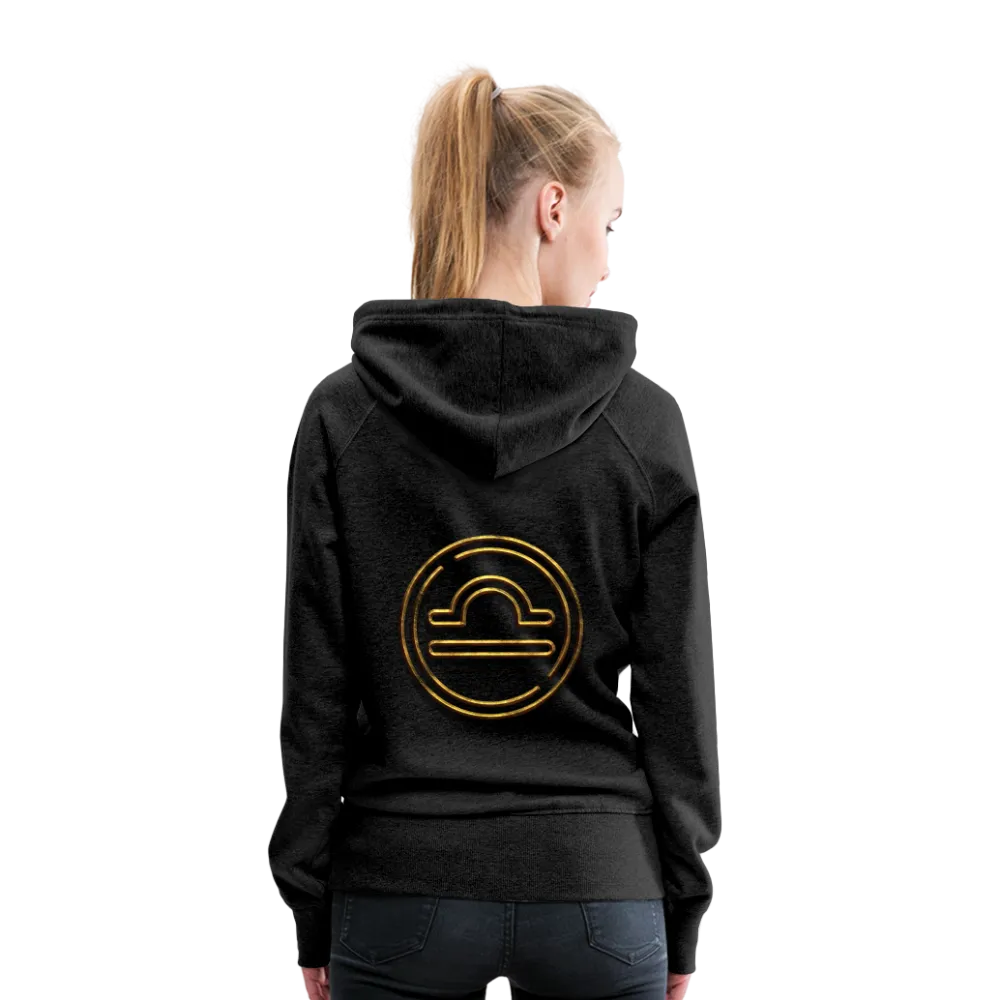 Libra 3D Gold Women’s Premium Hoodie