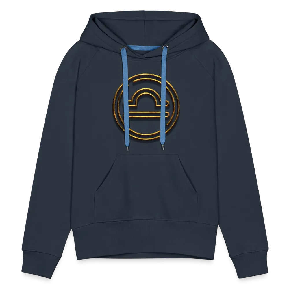 Libra 3D Gold Women’s Premium Hoodie